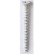 木用ねじ（白）　3.8×28　入40　台紙付中袋 白塗装