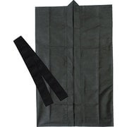 カラー不織布ロングハッピ 子供用 黒 J(ハチマキ付) 001166