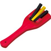 片面 ロング鳴子 赤 002284