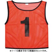 チームベスト 大 10枚組 赤 004500