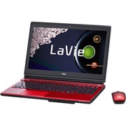 LaVie L 15.6型ワイド液晶 HDD1TB ブルーレイディスクドライブ Windows 8.1 クリスタルレッド PC-LL750RSR