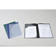文房具 二つ折りファイル 重要書類ファイル A4 透明