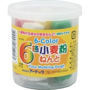 6色小麦粉ねんど [工作用品]