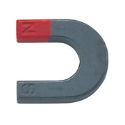 学校教材 実験道具 フェライトU磁石 7x38x42mm
