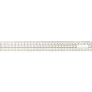 アクリル方眼定規 30cm（溝付） 010901