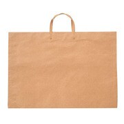 作品バッグ 紙製 茶 011147