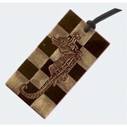 けがき工芸 アクセサリー 長方形 黒 013256