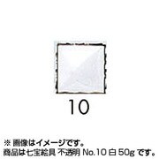 50g 七宝絵具 不透明 No.10 白