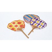 うちわセット 絵の具3色付 038088