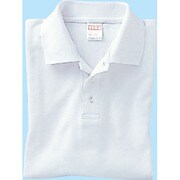 038844 [コットンカラーポロシャツ S ホワイト]