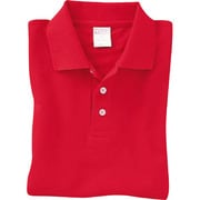 038860 [コットンカラーポロシャツ L レッド]