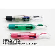 フック付カラフルボールペン 076135