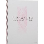 Mu クロッキー用紙 A4 SB-9744 レッド