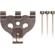 鉄並Xフック 大 3本針 4011 単品