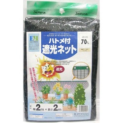 2×2m ハトメ付遮光ネット