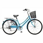 ノーパンク自転車 プロテクティア266S 26型 外装6段変速 Pパールブルー TMF66S 26 345