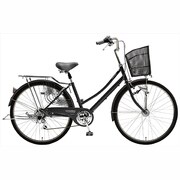 ノーパンク自転車 プロテクティア276S 27型 外装6段変速 ツヤケシブラック TMF76S 27 102