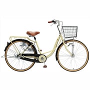 ノーパンク自転車 プロテクティア・ジャンヌNP26Q 26型 内装3段変速 アイボリー TML6Q 26 553