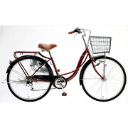 パンクに強い自転車 プロテクティア・ジャンヌ266SLZ 26型 外装6段変速 MDブラウン TZL66S 26 773