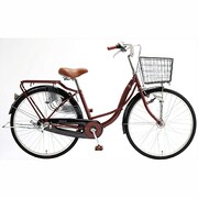 パンクに強い自転車 プロテクティア・ジャンヌ26QLZ 26型 内装3段変速 メタリックダークブラウン TZL6Q 26 773