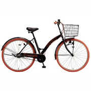 シティサイクル ヴァリエッティ26C ローラーブレーキ 26型 変速なし オレンジタイヤ FVD6R 26 185