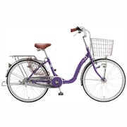 シティサイクル アスミックス24 24型 変速なし ミラーメタリックパープル TALU4 24 690