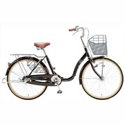 シティサイクル リーセス24U 24型 変速なし ダークブラウン TLU4A 24 702