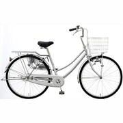 シティサイクル クローブJ26R ローラーブレーキ 26型 変速なし メタリックシルバー T6JRD 26 919
