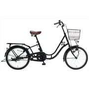 子供乗せ対応 小径自転車 ブロッコリー20L 20型 ツヤケシブラック MC20L 20-1.75 102