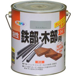 油性鉄部・木部用EX [1.6L ライトグレー]