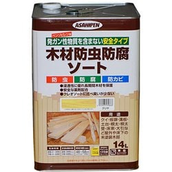 木材防虫防腐ソート [14L 透明(クリヤ)]