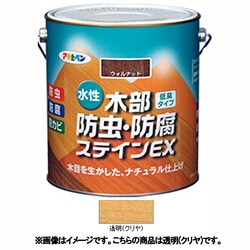 ヨドバシ.com - アサヒペン 水性木部防虫 防腐ステインEX [3L 透明 