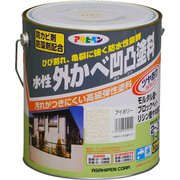 水性外かべ凹凸塗料 ツヤあり [3L アイボリー]