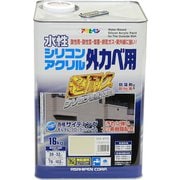 水性シリコンアクリル外かべ用 [16kg ミルキーホワイト]