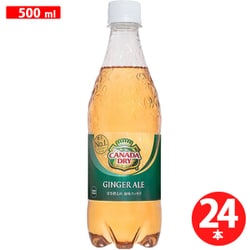 カナダドライ ジンジャーエール PET500ml×24本 [炭酸飲料水]