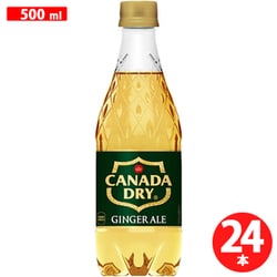 カナダドライ ジンジャーエール PET500ml×24本 [炭酸飲料水]