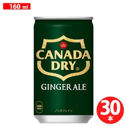 カナダドライ ジンジャーエール 缶160ml×30本 [炭酸飲料水]