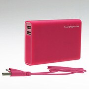 予備バッテリー 11200mAh ピンク Smart Charger11200