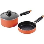 プチクック ソースパン＆フライパン 16cm オレンジ PC-S2O