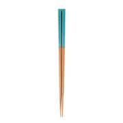 箸 すす竹 花いかだ 23cm ブルー