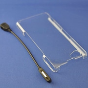 BM-XPRZ1FMGC [Xperia Z1f用 クリアケース マグネット充電端子ケーブル付き microUSBメス]
