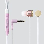 EHP-CSG3510PN3 [スマートフォン用ヘッドホン 3.5mm4極 マイク有 ステレオ カナル PINK PINK PINK スイートピンク×ゴールド]