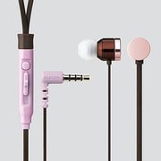 EHP-CSG3510PN4 [スマートフォン用ヘッドホン 3.5mm4極 マイク有 ステレオ カナル PINK PINK PINK スイートピンク×ブラウン]
