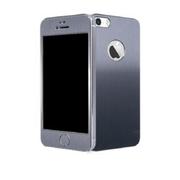 SAJ5S-OGM/H [iiPhone 5s/5用 ケース Aluminize Gun Metal （Hair Line）]