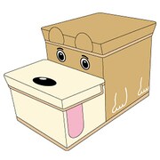 収納ボックス 2inストレージボックス クマ 14688