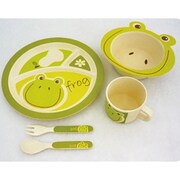 食器セット ファニーアニマルキッズ ディナーセット カエル 14681
