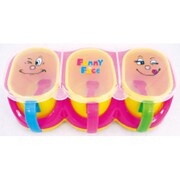 調味料ストッカー 3個セット ファニーフェイス 14674