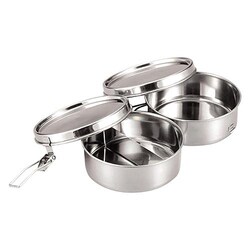 （新品未使用）工房アイザワ ランチボックス 丸型 2段 70149 工房アイザワ お弁当箱 ステンレス 丸型ランチボックス 2段 容量