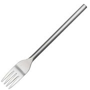 円 黄銅洋食器 デザートフォーク 銀仕上 1481-2