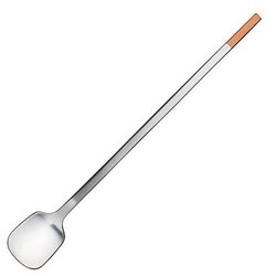 純銅洋食器 ソーダスプーン 角 銀仕上 1400-8